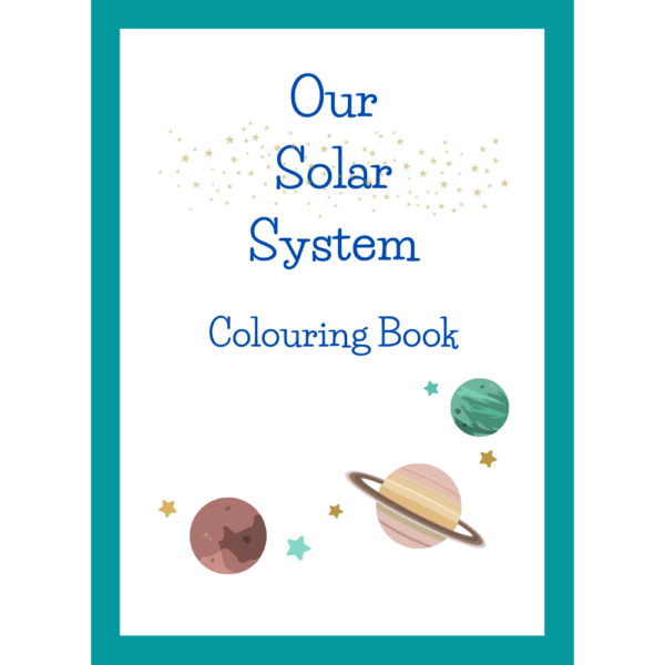 Space Colouring Book Worksheets for Child Development