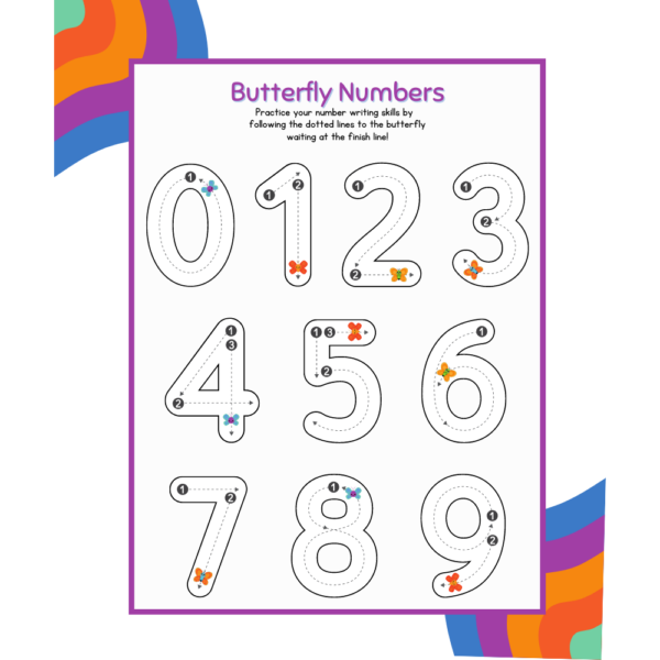 Number Book Worksheets for Child Development